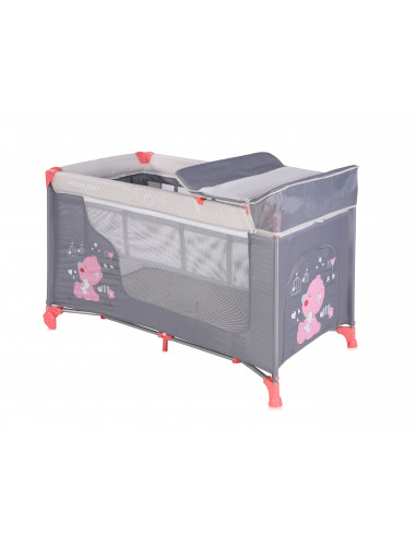 Patut MOONLIGHT 2 niveluri, Pink&grey My Baby,10080411878
