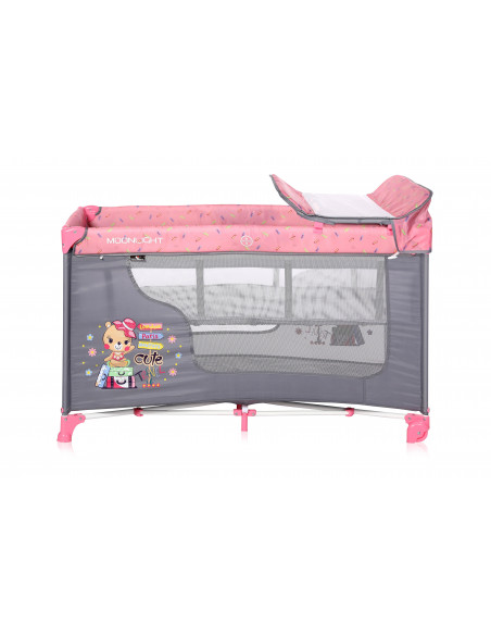 Patut MOONLIGHT 2 niveluri, Pink Travelling,10080412046
