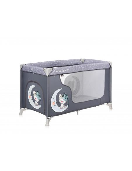 Patut MOONLIGHT 1 nivel, Grey Cute Moon,10080392070