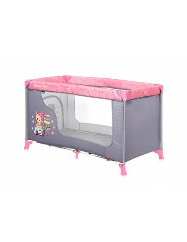 Patut MOONLIGHT 1 nivel, Pink Travelling,10080392046