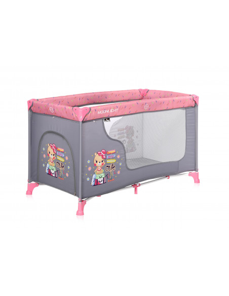 Patut MOONLIGHT 1 nivel, Pink Travelling,10080392046