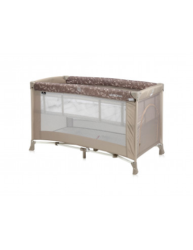 Patut pliabil, Verona, 2 nivele, Beige Dots,10080262080