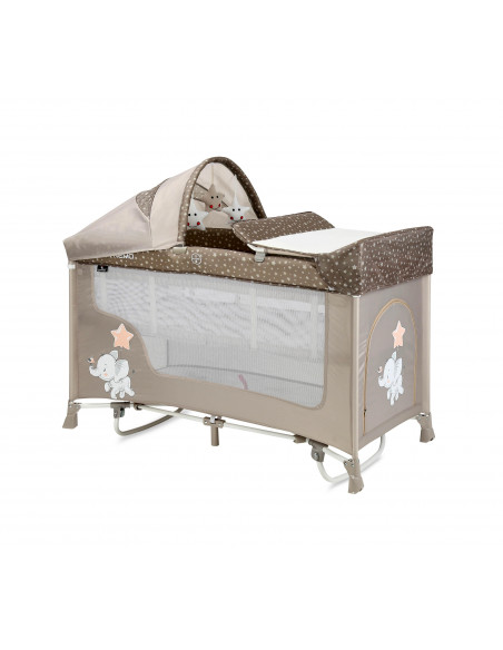 Patut SAN REMO 2 niveluri si balansoar, Beige
