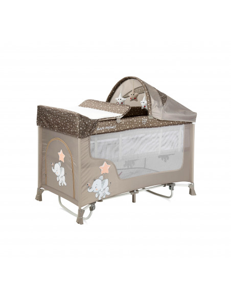 Patut SAN REMO 2 niveluri si balansoar, Beige