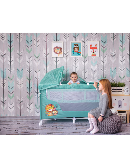Patut SAN REMO 2 niveluri si balansoar, Beige