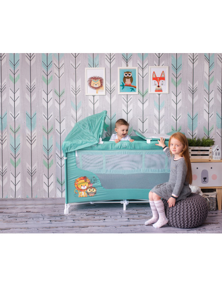 Patut SAN REMO 2 niveluri si balansoar, Beige