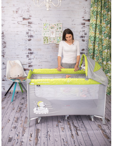 Patut SAN REMO 2 niveluri si balansoar, Beige