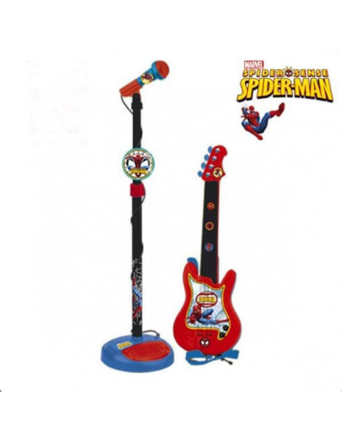 Set chitara si microfon Spiderman,RG552