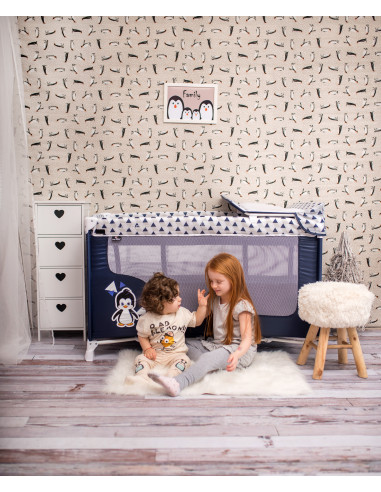 Patut pliabil SAN REMO, 2 nivele, Beige Elephant,10080522071