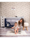 Patut pliabil SAN REMO, 2 nivele, Beige Elephant,10080522071