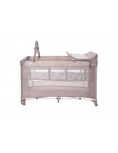 Patut pliabil Torino Plus, 2 nivele cu accesorii