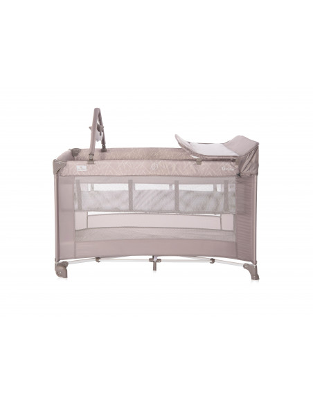 Patut pliabil Torino Plus, 2 nivele cu accesorii
