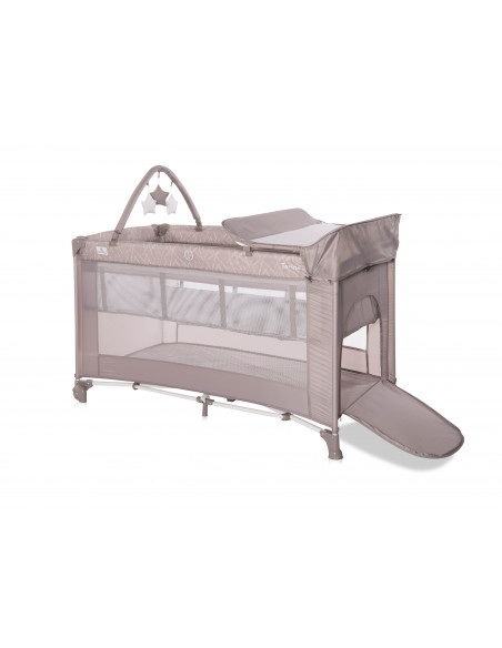 Patut pliabil Torino Plus, 2 nivele cu accesorii