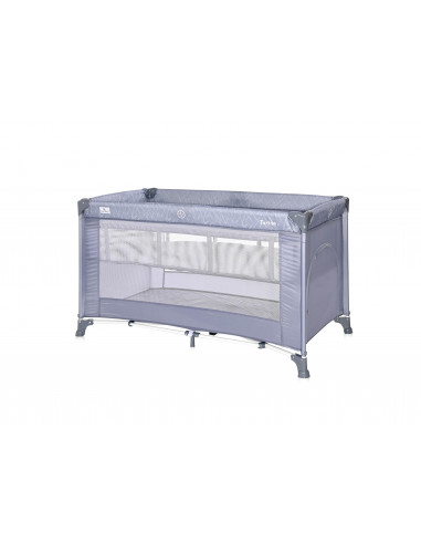 Patut pliabil Torino, 2 nivele, Silver Blue,10080462124