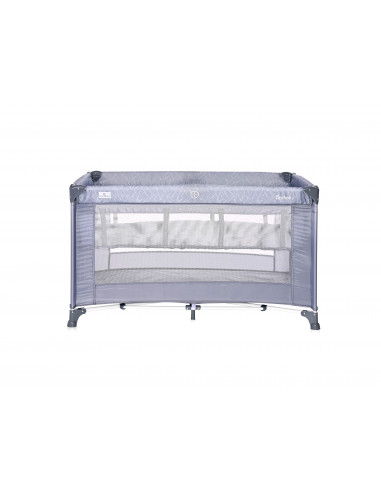 Patut pliabil Torino, 2 nivele, Silver Blue,10080462124