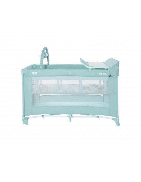 Patut pliabil Noemi Plus, 2 nivele cu accesorii, Blue Surf