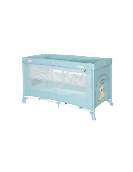Patut pliabil Noemi, 2 nivele, Blue Surf Teddy,10080552156