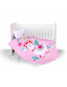 Set de lenjerie pat 3 piese, Happy Lama Pink,20800014501