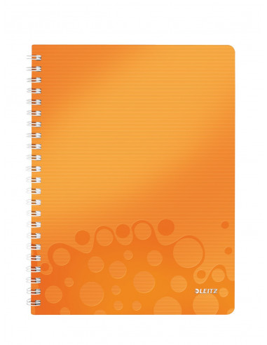 Caiet de birou LEITZ Wow, PP, A4, cu spira, dictando