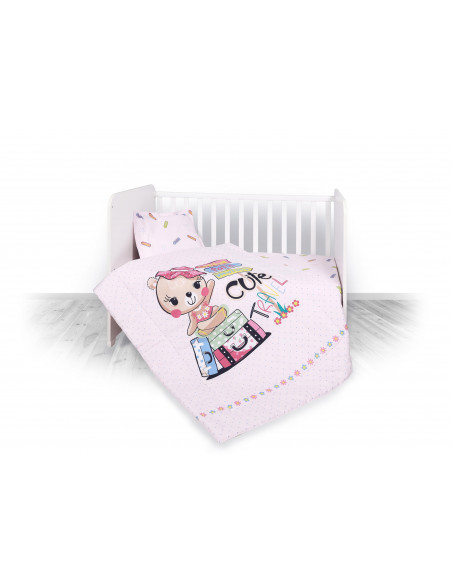 Set de lenjerie pat 3 piese, Pink,20800014001