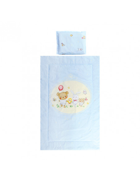 Set de lenjerie pat 3 piese, Bear Party Blue,20800013701