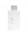 Set de lenjerie pat 3 piese, Grey Elephant,20800014701
