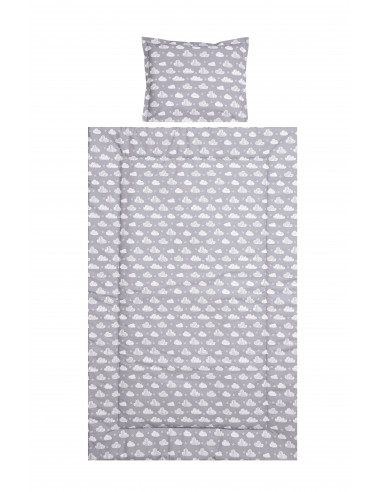 Set de lenjerie pat 3 piese, Grey Clouds,20800014901