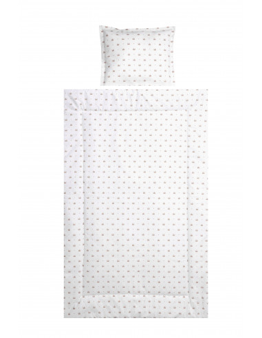 Set de lenjerie pat 3 piese, Latte Crowns,20800014801