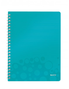 CAIET BIROU SPIRA A4 DR TURCOAZ METALIZAT WOW LEITZ,LZ46370051