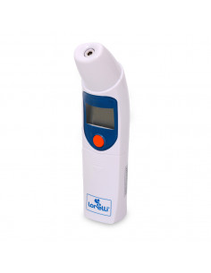 Termometru cu senzor infrarosu, pentru ureche si frunte, suport