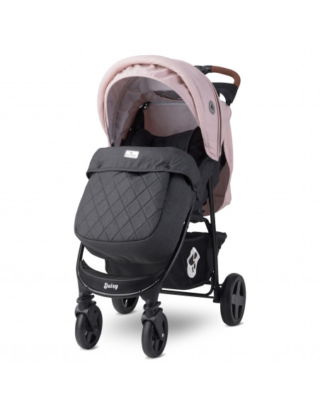 CARUCIOR DAISY cu acoperitoare pentru picioare, Black & Cameo
