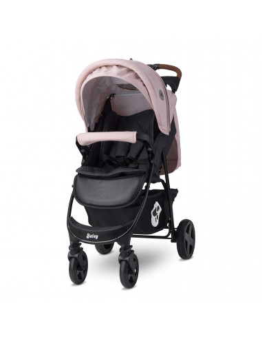 CARUCIOR DAISY cu acoperitoare pentru picioare, Black & Cameo
