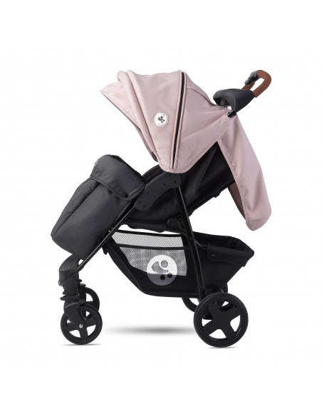 CARUCIOR DAISY cu acoperitoare pentru picioare, Black & Cameo