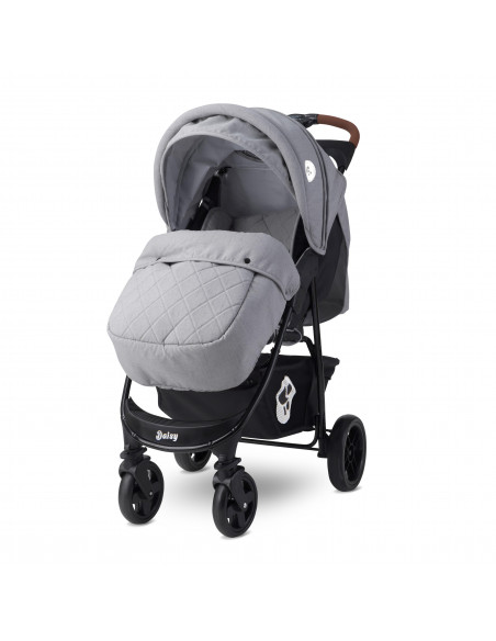 CARUCIOR DAISY cu acoperitoare pentru picioare, Grey,10021412123