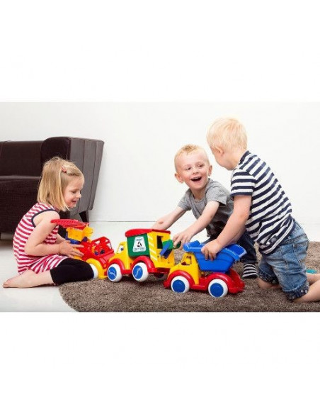 Camion Autobasculanta cu 2 figurine - Jumbo,VK81250