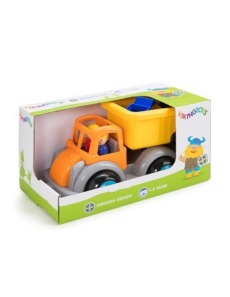 Camion Gunoi culori vesele cu 2 figurine - Jumbo,VK781256 Camion Gunoi culori vesele cu 2 figurine - Jumbo,VK781256