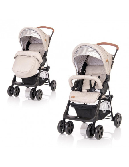 CARUCIOR TERRA cu acoperitoare pentru picioare, Beige