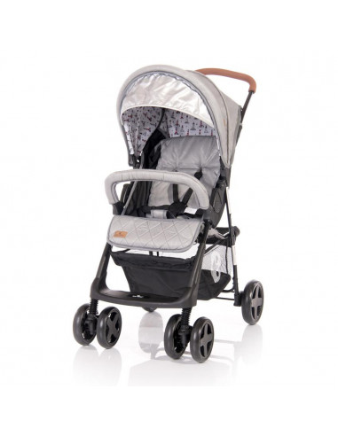 CARUCIOR TERRA cu acoperitoare pentru picioare, Dark Grey