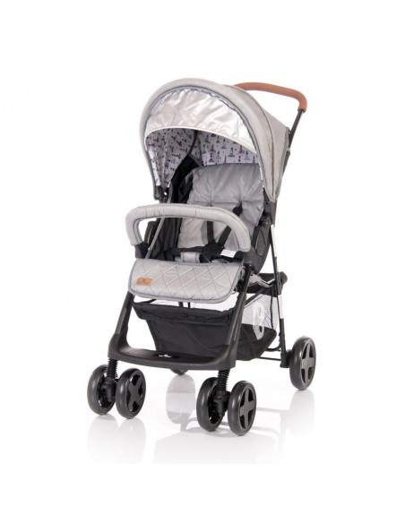 CARUCIOR TERRA cu acoperitoare pentru picioare, Dark Grey