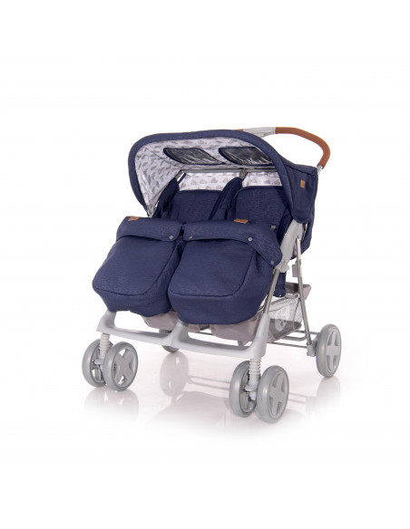 CARUCIOR PENTRU GEMENI TWIN, Dark Blue Clouds,10020072091