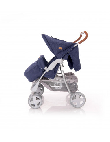 CARUCIOR PENTRU GEMENI TWIN, Dark Blue Clouds,10020072091