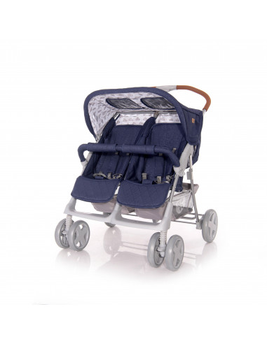 CARUCIOR PENTRU GEMENI TWIN, Dark Blue Clouds,10020072091