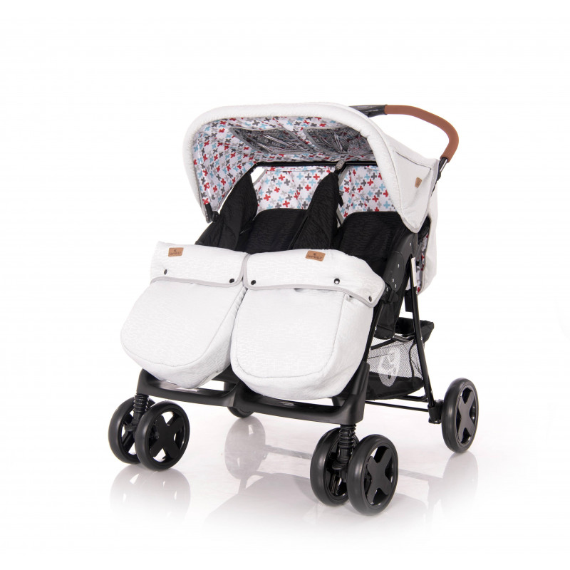 CARUCIOR PENTRU GEMENI TWIN, Grey & Black,10020072087
