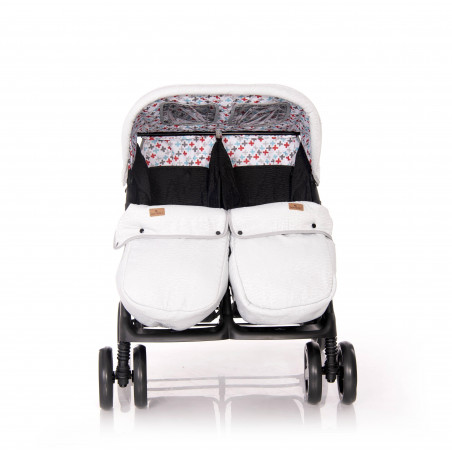 CARUCIOR PENTRU GEMENI TWIN, Grey & Black,10020072087
