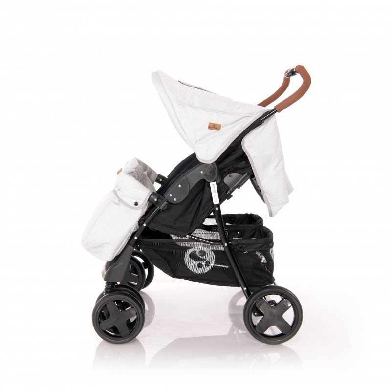 CARUCIOR PENTRU GEMENI TWIN, Grey & Black,10020072087