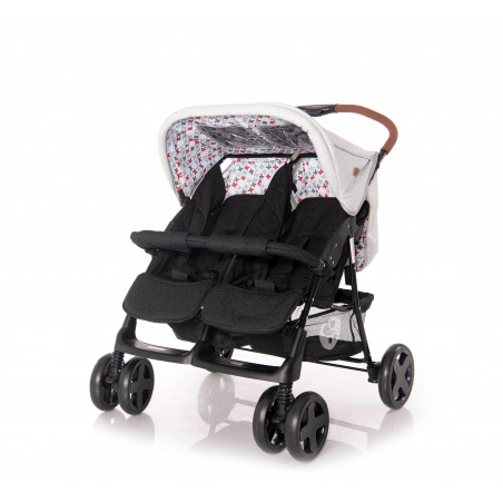 CARUCIOR PENTRU GEMENI TWIN, Grey & Black,10020072087