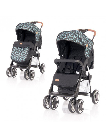 Carucior sport Ines cu husa de picioare, Black