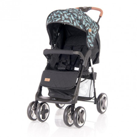 Carucior sport Ines cu husa de picioare, Black
