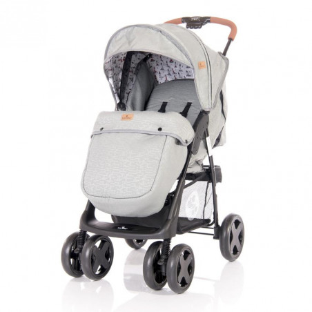 Carucior sport Ines cu husa de picioare, Dark Grey,10021532086