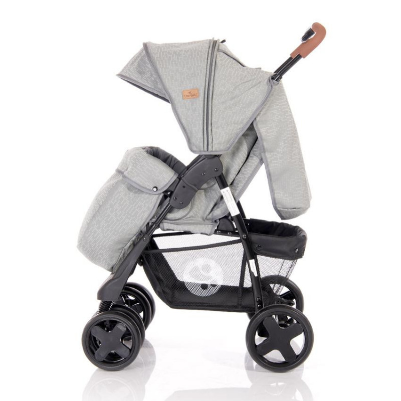 Carucior sport Ines cu husa de picioare, Dark Grey,10021532086
